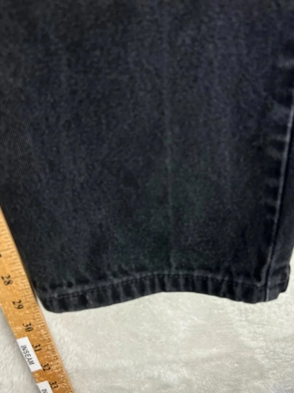 Vintage Levi's 550 Black Jeans Mens 36x30 Tapered Leg Denim Relaxed Fit 5-Pocket